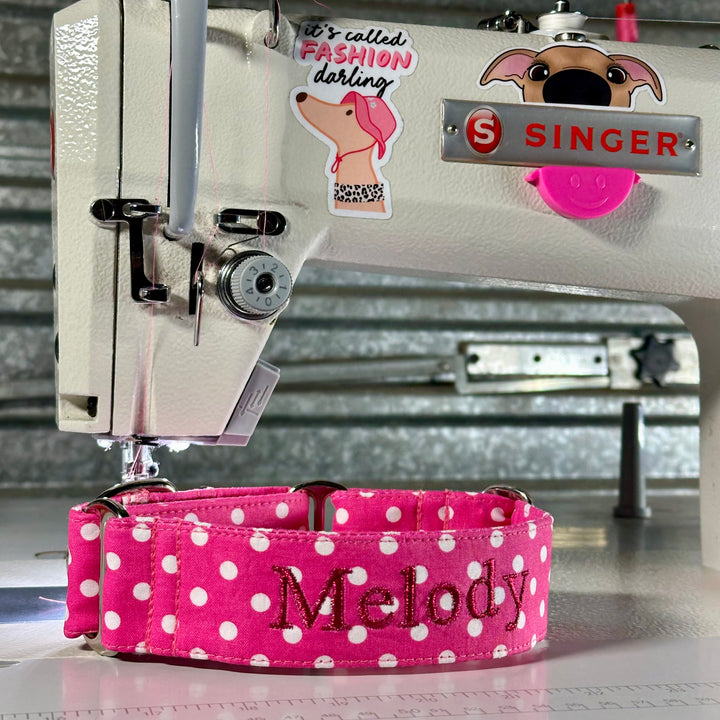 Martingale Collar - Dashing Dots