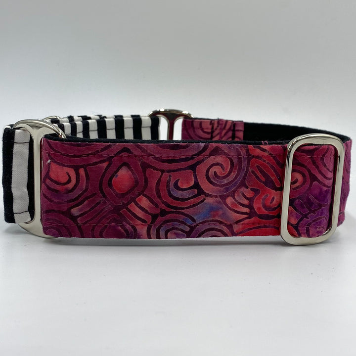 Martingale Collar - Amethyst Whirls Batik