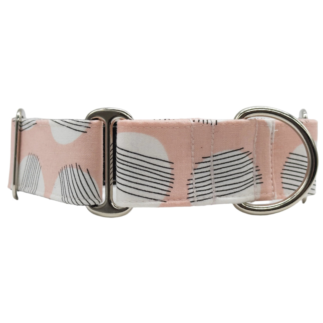 Martingale Collar - Blush Abstract Elegance