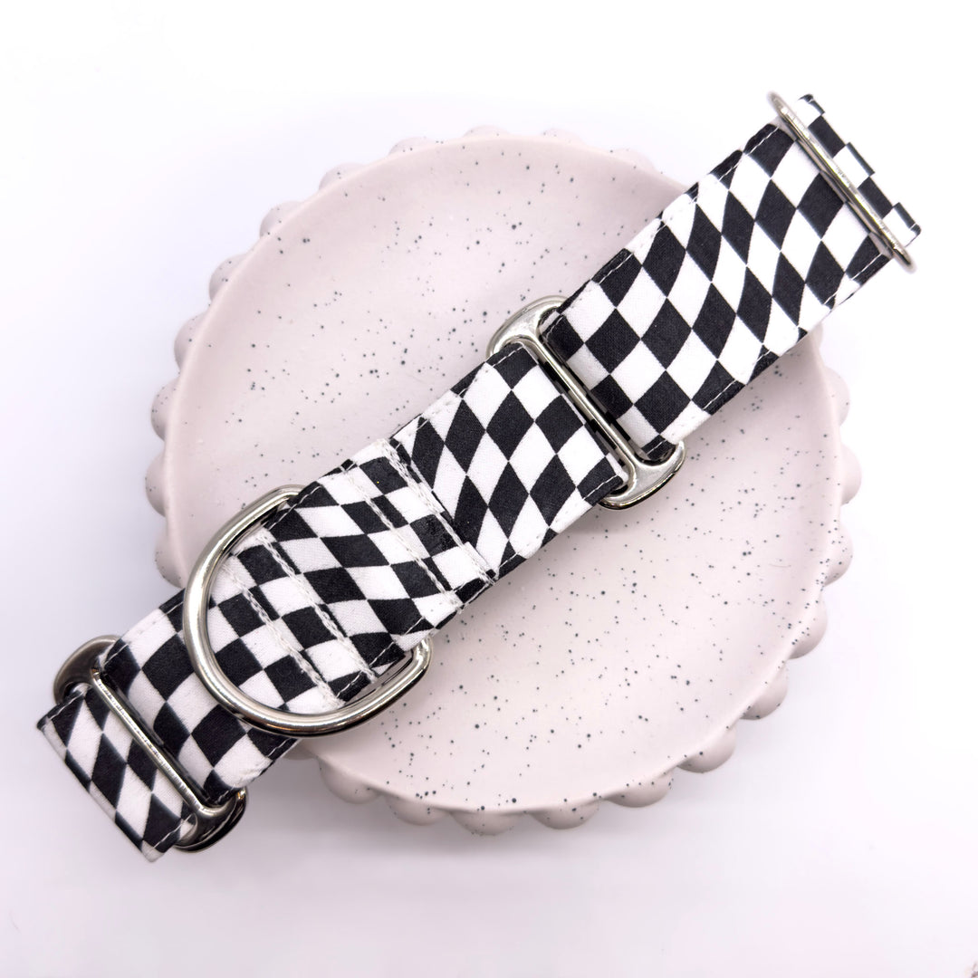 Martingale Collar - Checkmate Charm