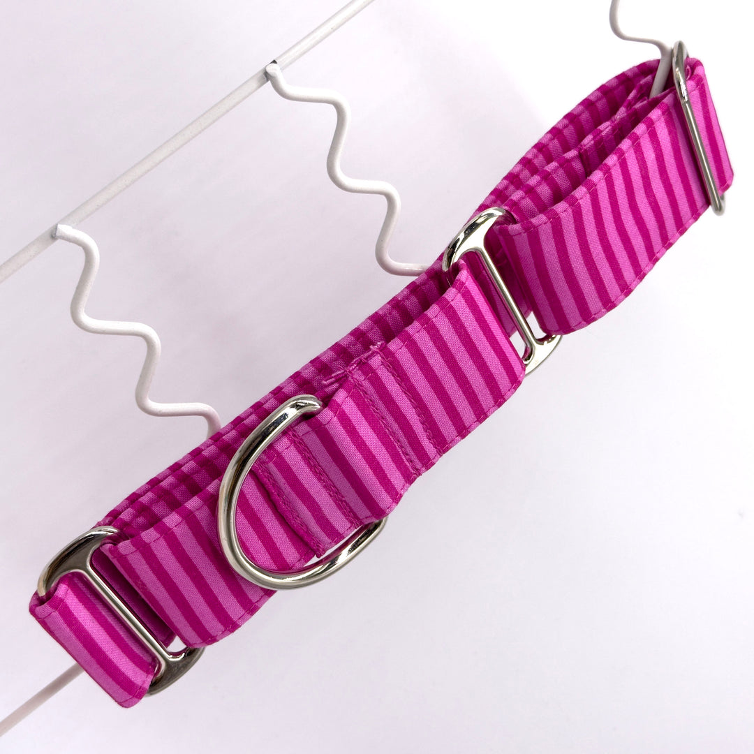 Martingale Collar - Bubblegum Bash Stripes