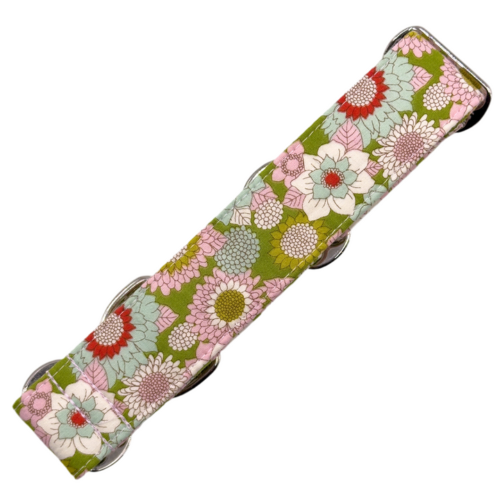 Martingale Collar - Floral Mosaic Meadow Garden