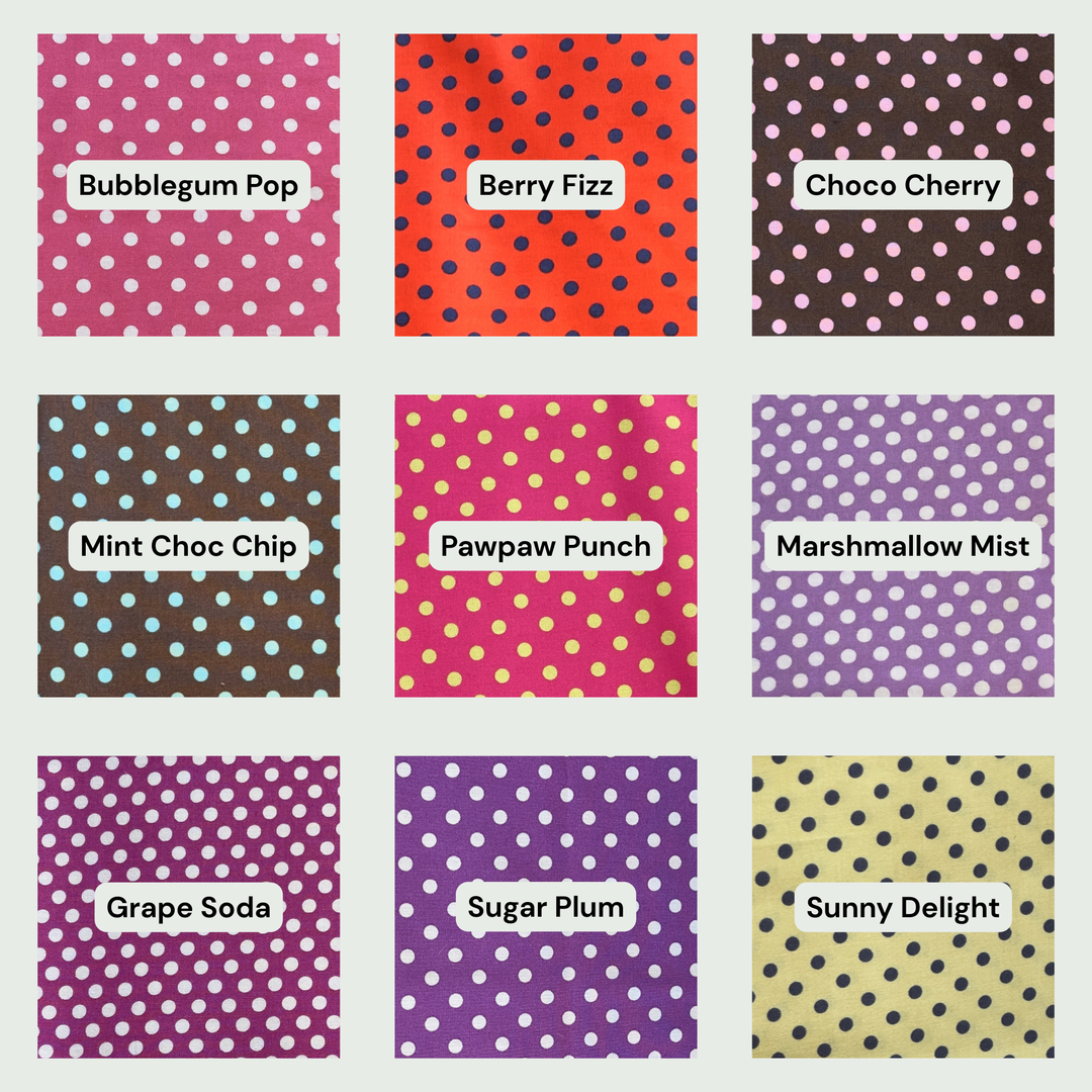 Martingale Collar - Dashing Dots