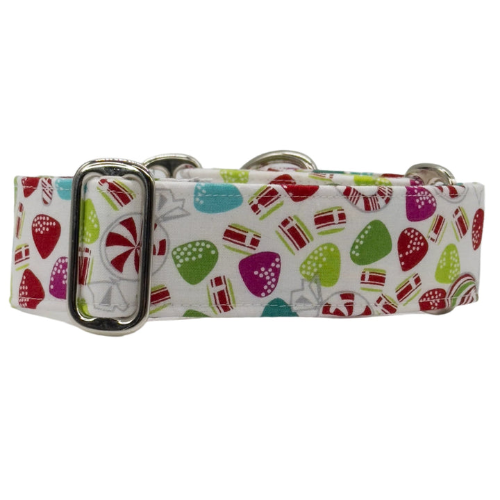 Martingale Collar - Candy Cane Christmas