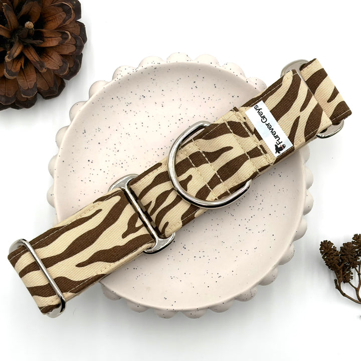 Martingale Collar -Sahara Stripes
