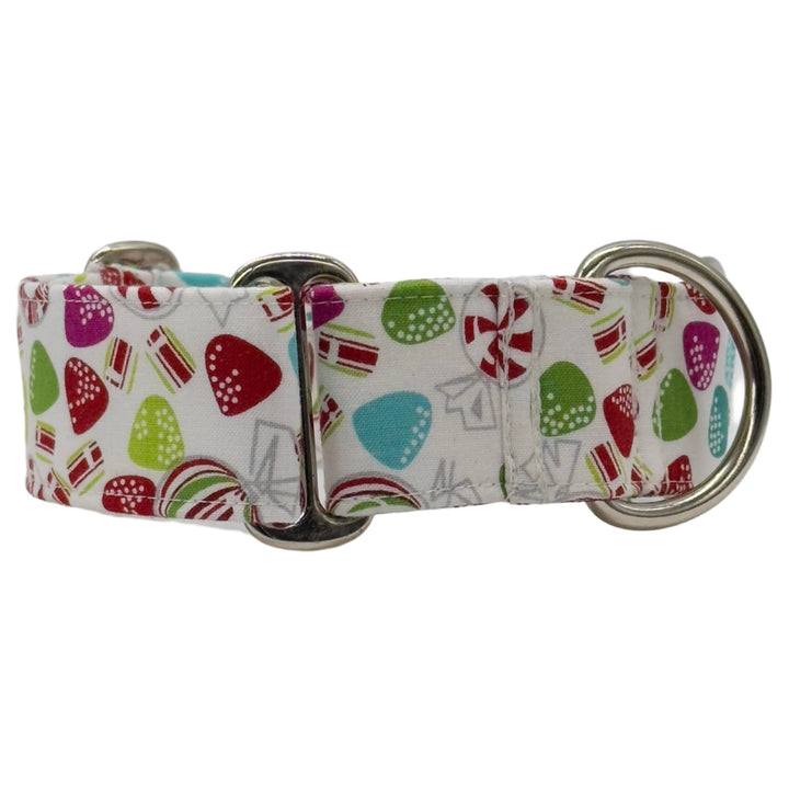 Martingale Collar - Candy Cane Christmas