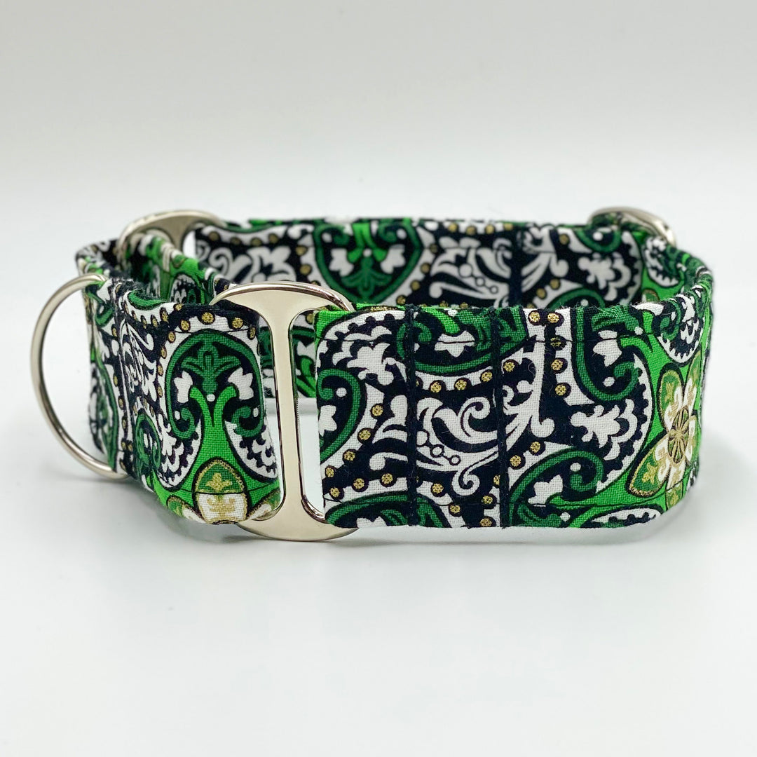 Martingale Collar - Emerald Elegance Twist