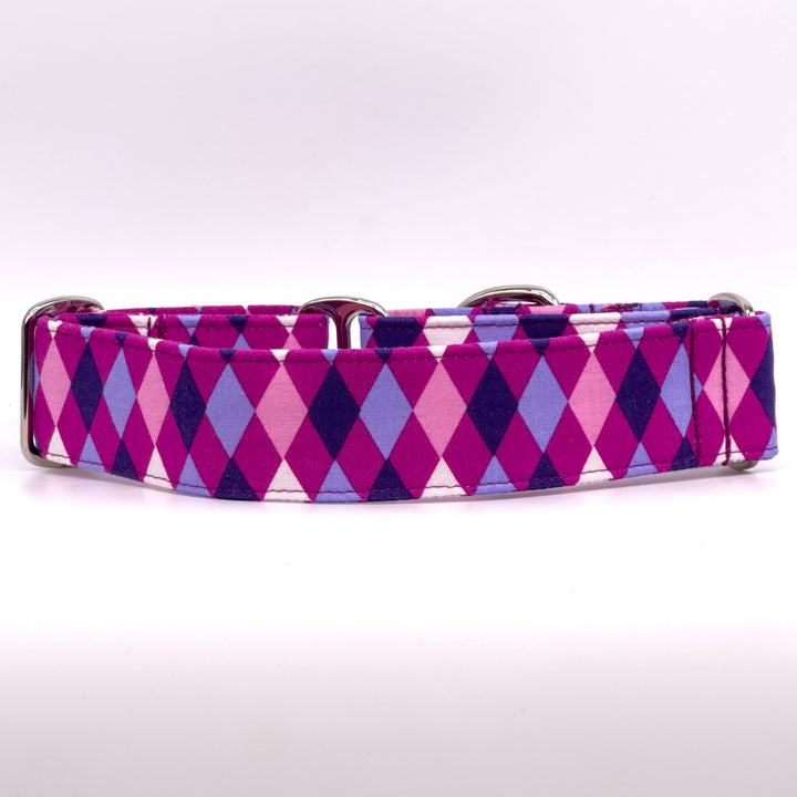 Martingale Collar - Regal Argyle Purple