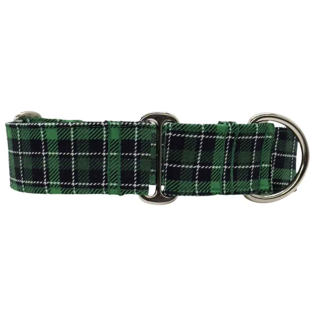 Martingale Collar - Emerald Enchantment Plaid