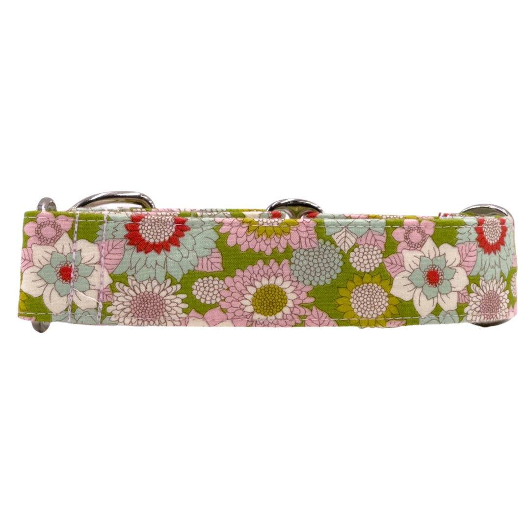 Martingale Collar - Floral Mosaic Meadow Garden