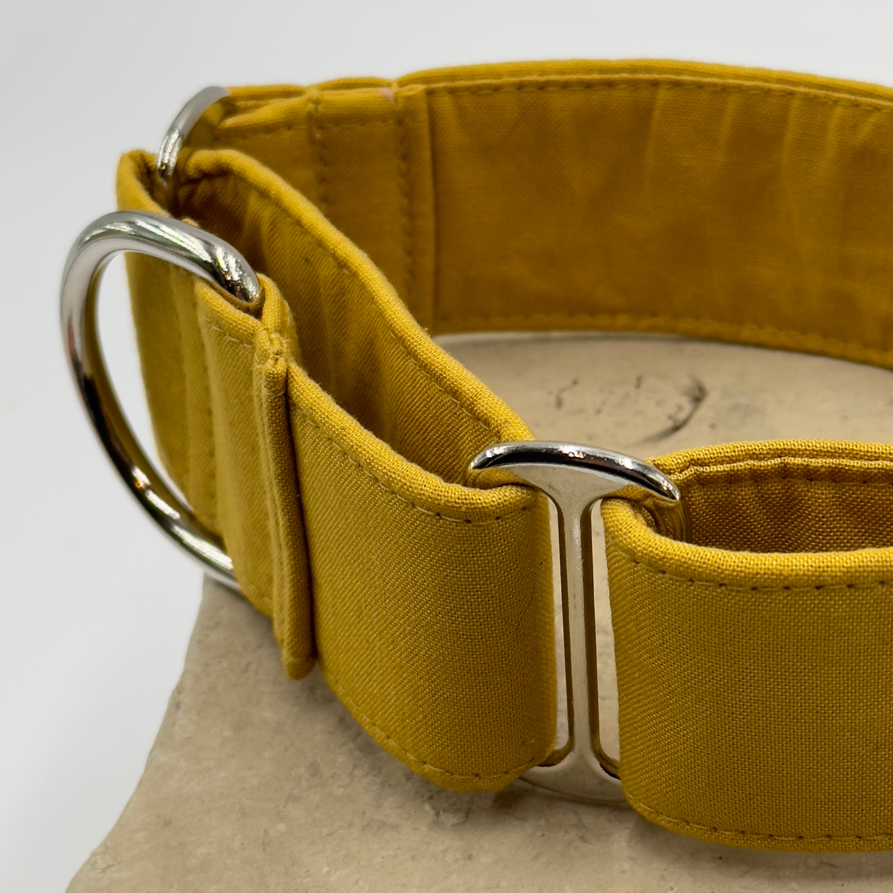 Yellow martingale dog collar hotsell