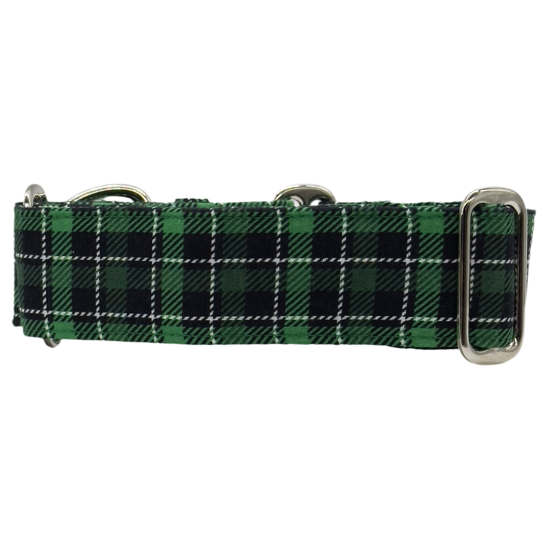 Martingale Collar - Emerald Enchantment Plaid