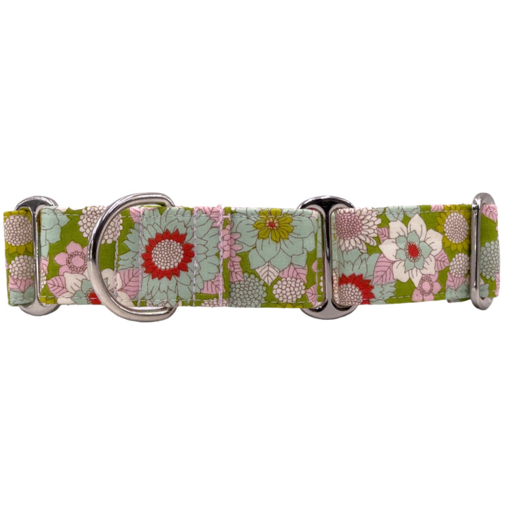 Martingale Collar - Floral Mosaic Meadow Garden