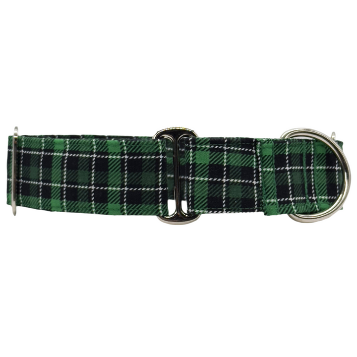 Martingale Collar - Emerald Enchantment Plaid