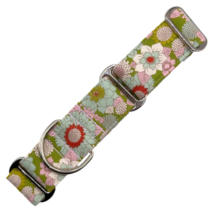 Martingale Collar - Floral Mosaic Meadow Garden