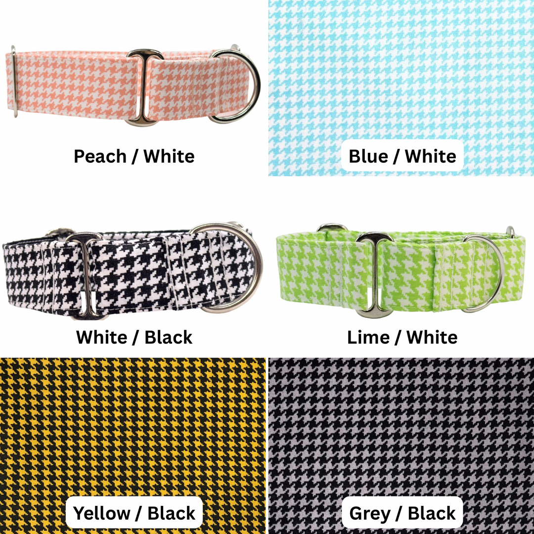 Martingale Collar - Houndstooth
